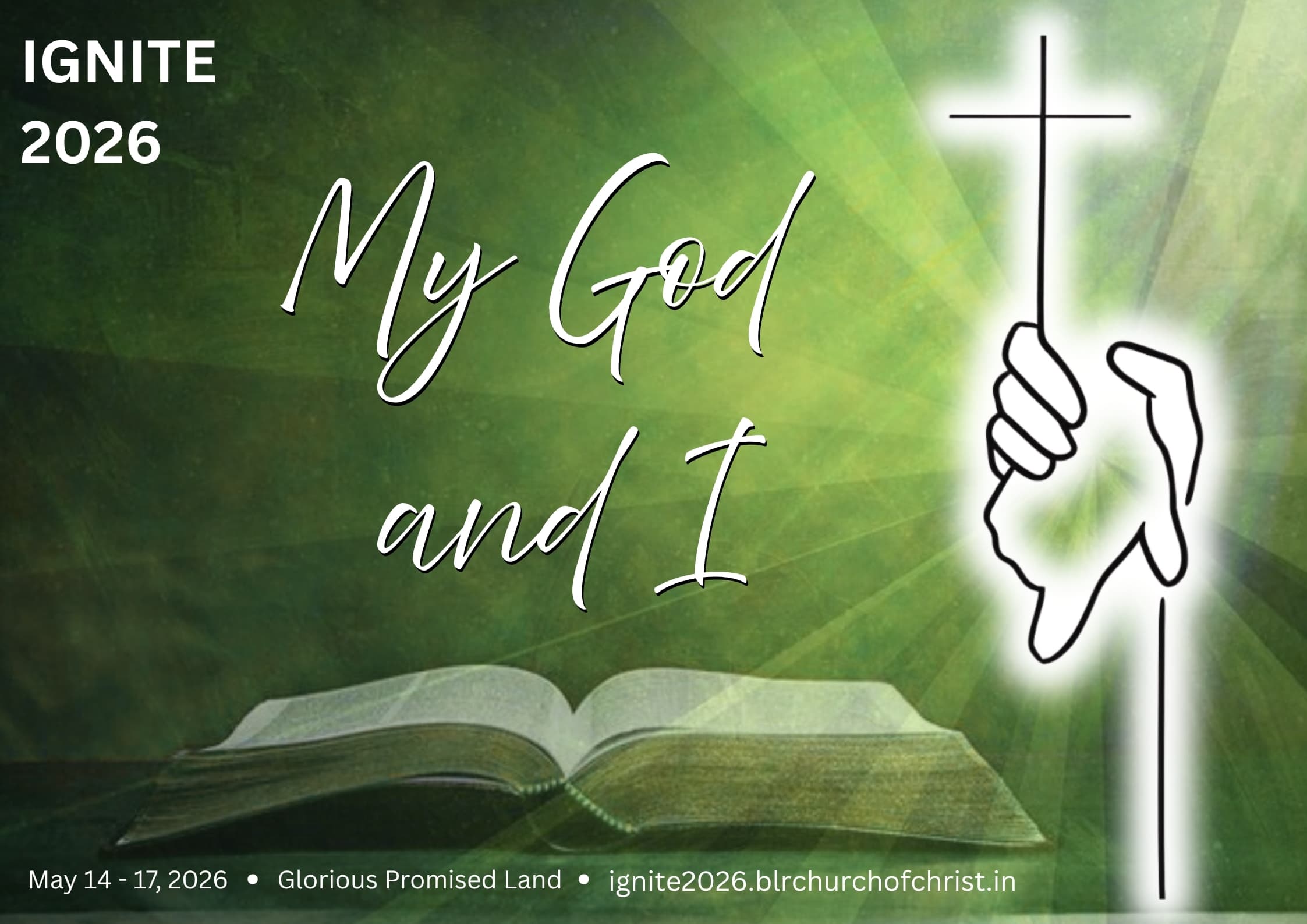 My God and I — IGNITE 2026 theme artwork